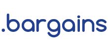Логотип доменной зоны bargains