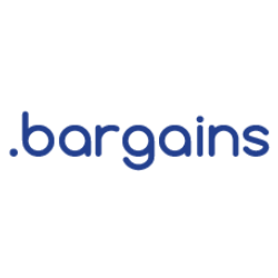 Логотип доменной зоны bargains