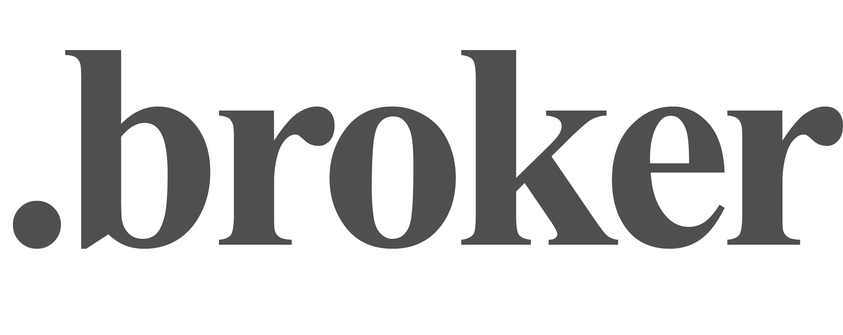 Логотип доменной зоны broker