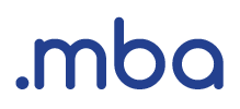 Логотип доменной зоны mba