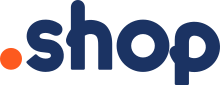 Логотип доменной зоны shop