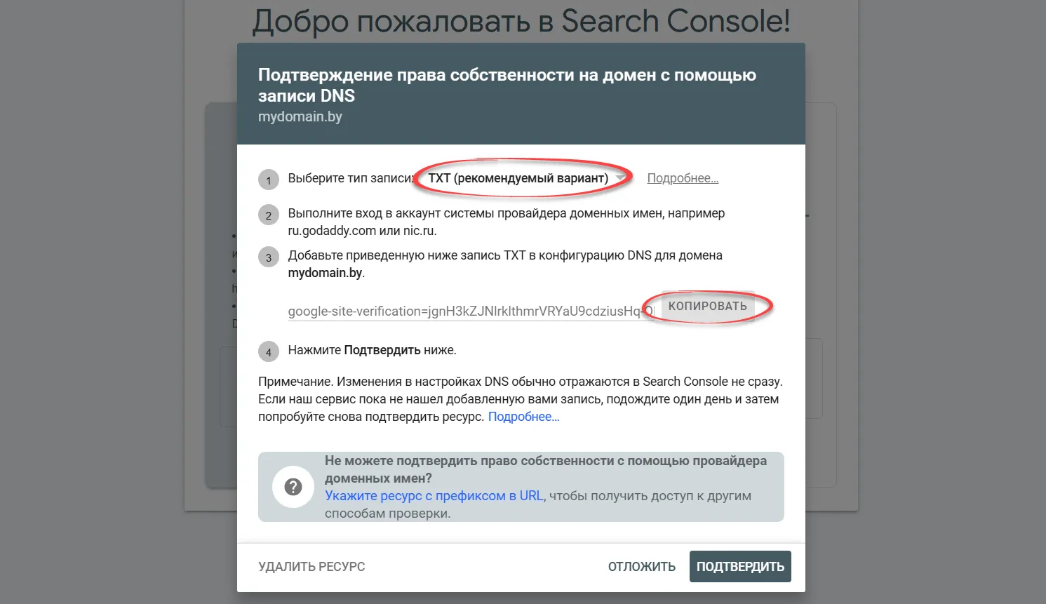 Копирование TXT-записи Изображение 2