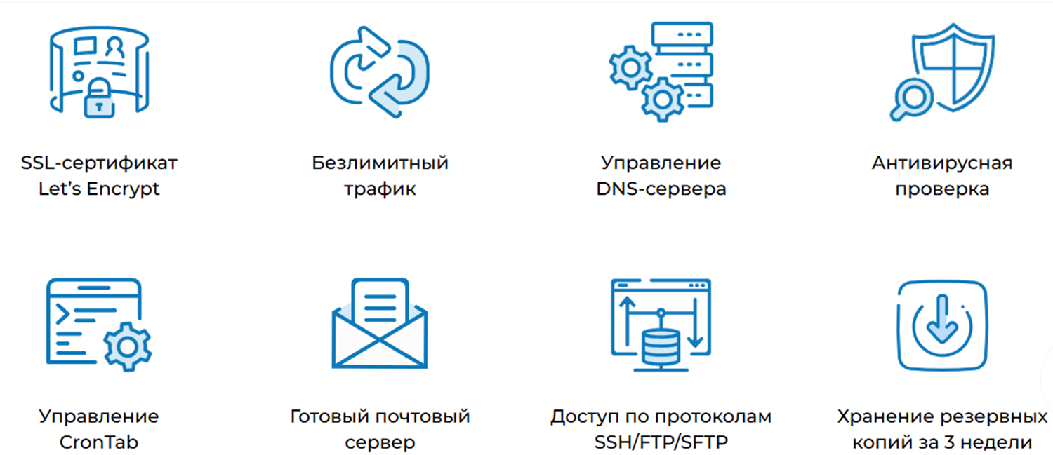 Что входит в WordPress-хостинг HB.BY? SSL, бэкапы, защита и другие бесплатные опции Защита сайта на WordPress: хостинг HB.BY включает бесплатный SSL, антивирус, бэкапы и управление DNS